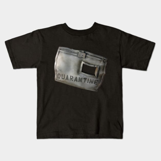 LOST Hatch Quarantine Door Kids T-Shirt by talesanura